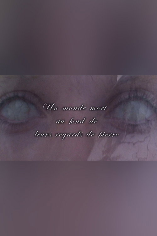 Un monde mort au fond de leurs regards de pierre poster