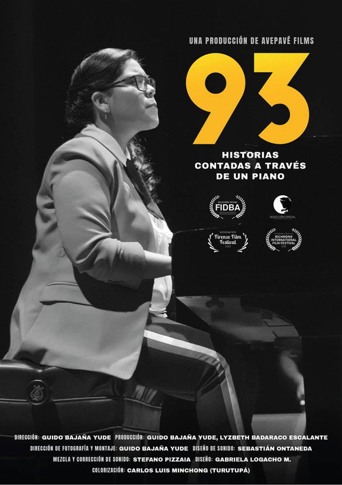 93: Historias contadas a través de un piano poster