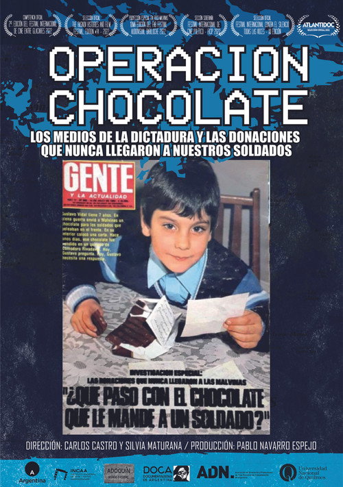 A Chocolate and a Press Operation poster