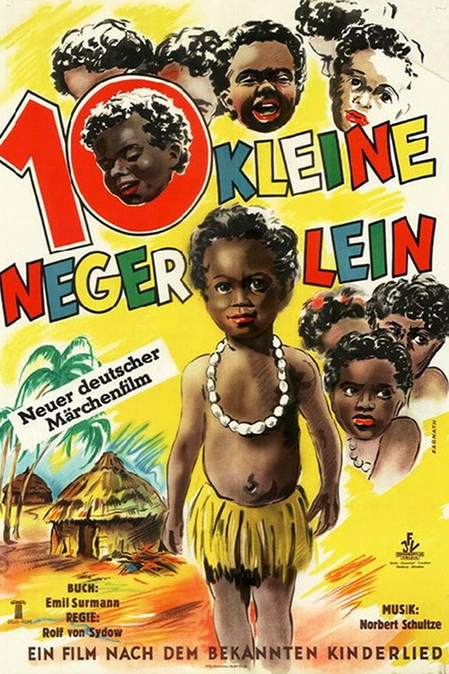 Zehn kleine Negerlein poster