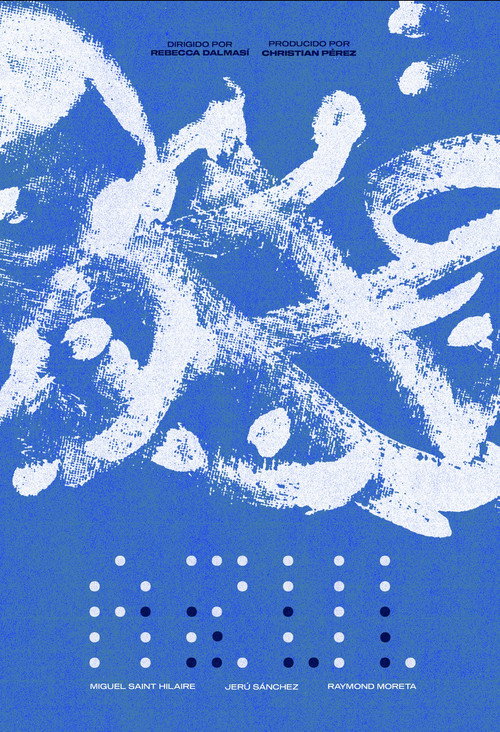Blue poster