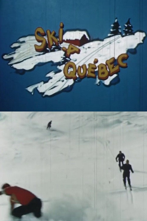 Skiing in Quebec poster