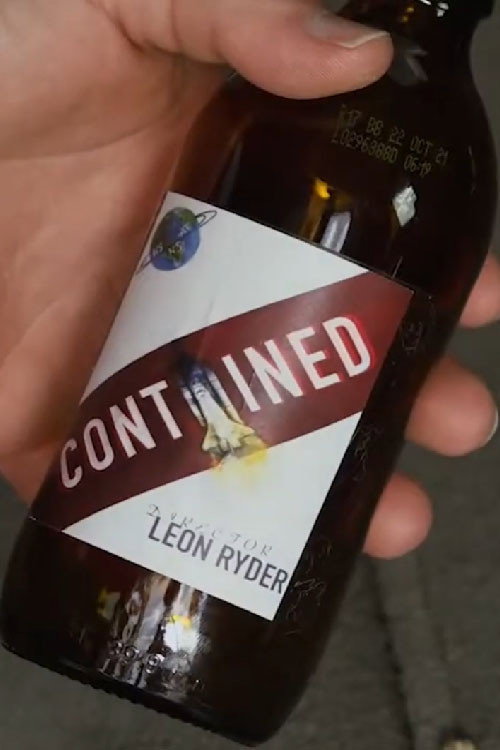 Contained poster
