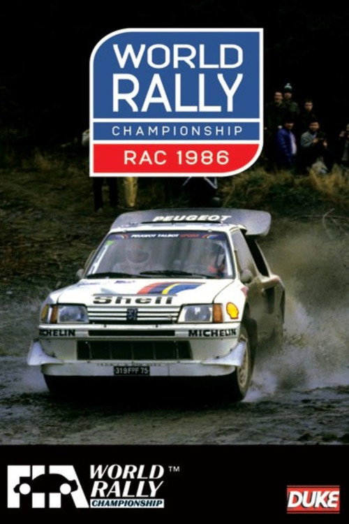 RAC Rally 1986 poster