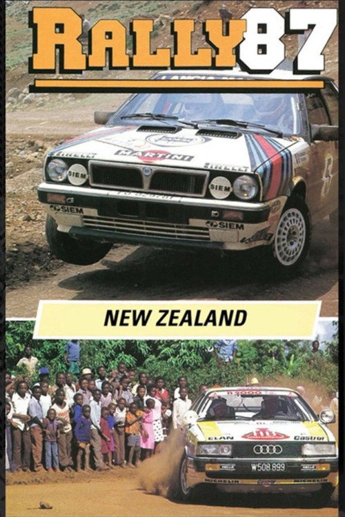 New Zealand Rally 1987 poster