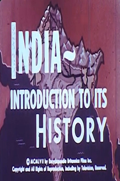 India: Introduction to Its History poster