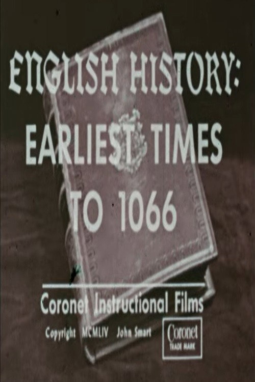 English History: Earliest Times to 1066 poster