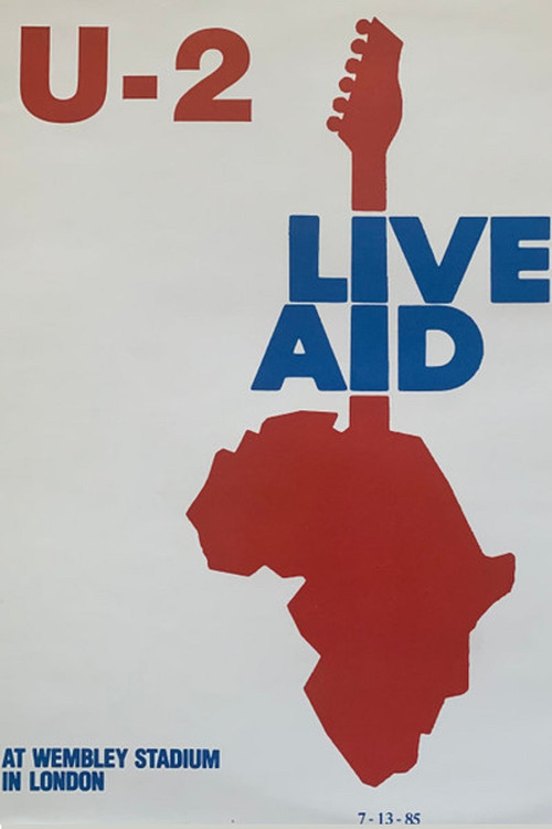 U2 at Live Aid poster