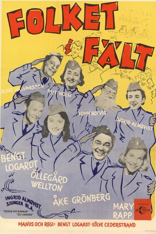 Folket i fält poster