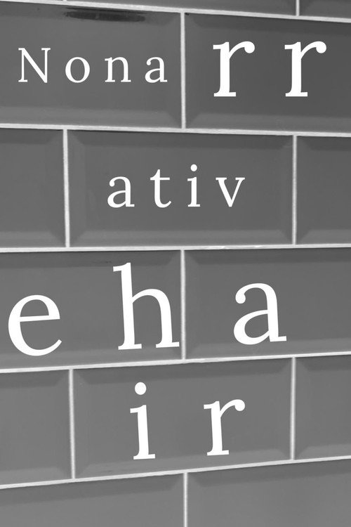 Nonarrativehair poster