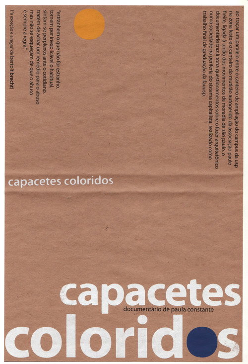 Capacetes Coloridos poster