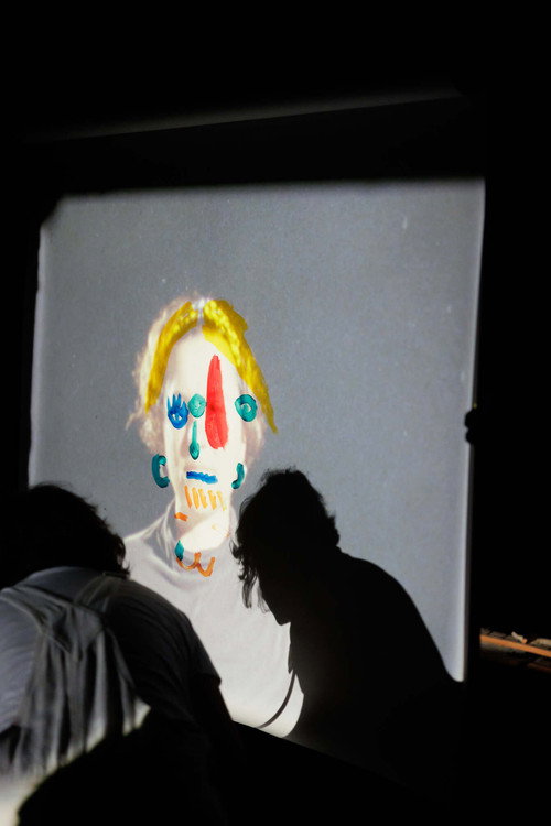 Retrato sentado poster
