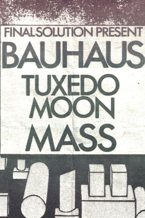 Bauhaus Live, University Of London (1980-10-31) poster