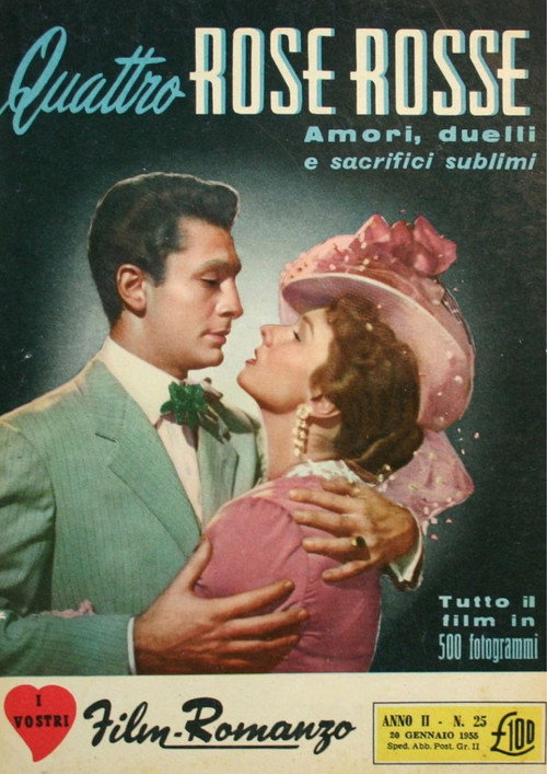 Quattro rose rosse poster