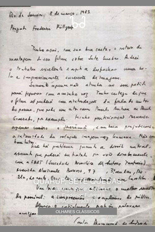 Quarup Sete Quedas poster