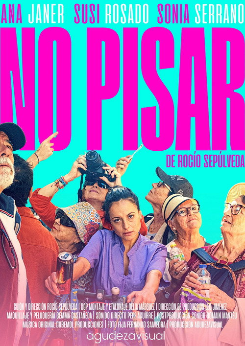 No pisar poster