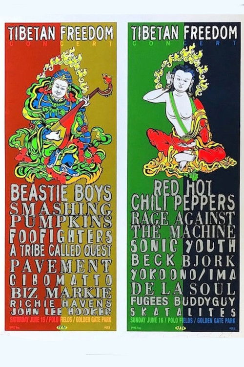 Red Hot Chili Peppers: Tibetan Freedom Concert poster