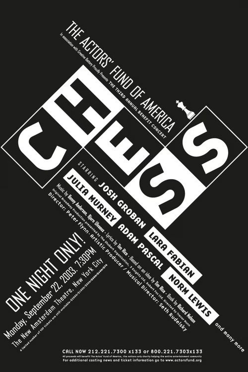 Chess (Actor's Fund of America Concert) poster