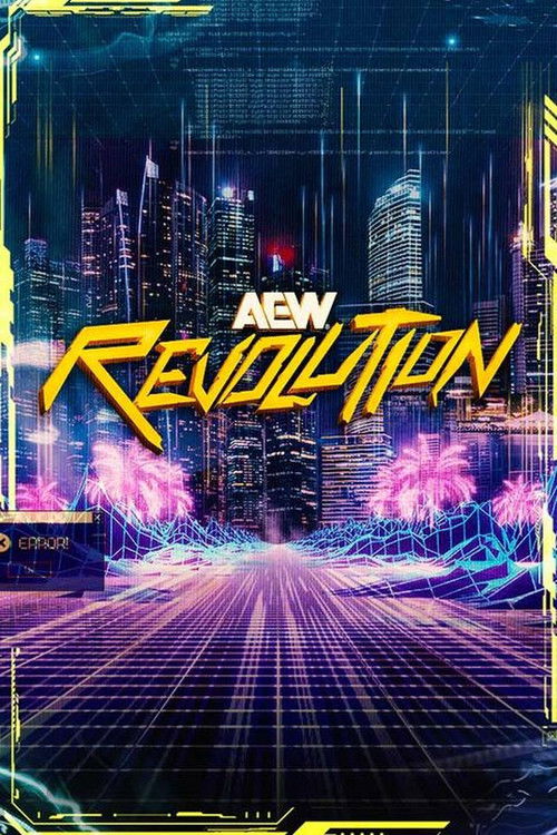AEW Revolution 2026 poster