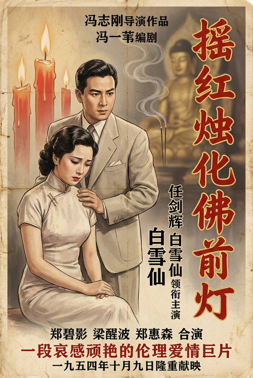 瑶红烛化佛前灯 poster