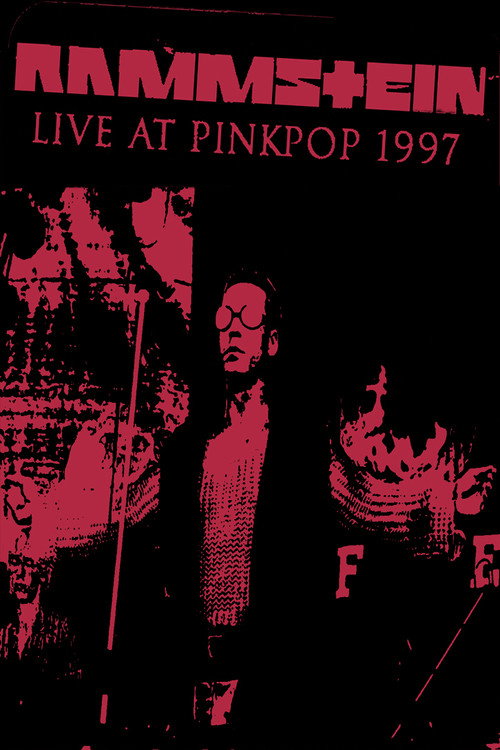 Rammstein - Live at Pinkpop 1997 poster