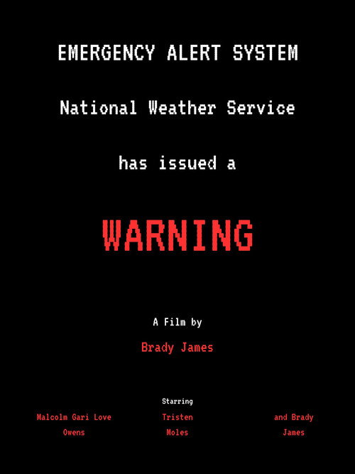 Warning poster