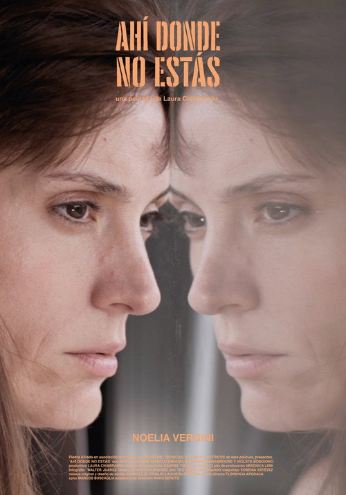 Ahí donde no estás poster