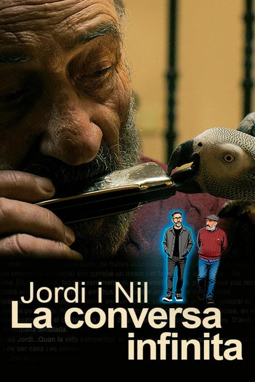 Jordi and Nil, endless conversation poster