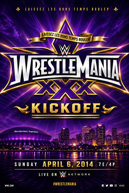 WrestleMania XXX Kickoff poster