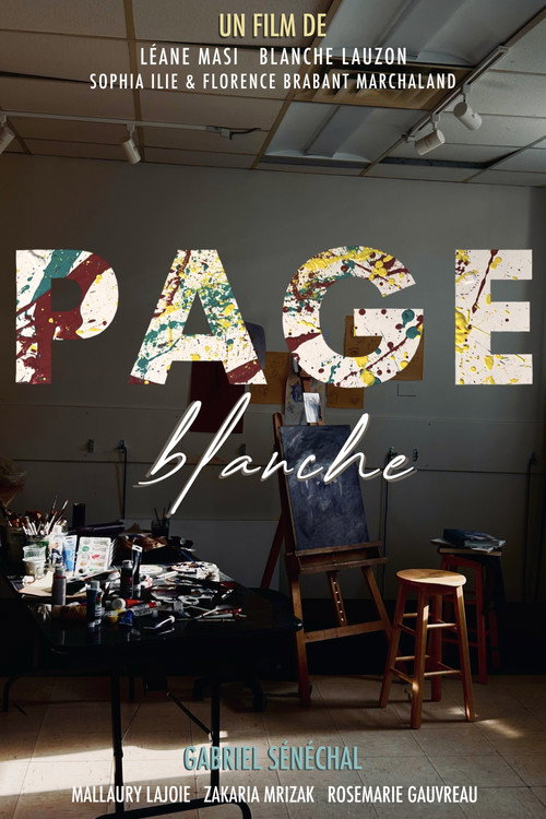 Page blanche poster