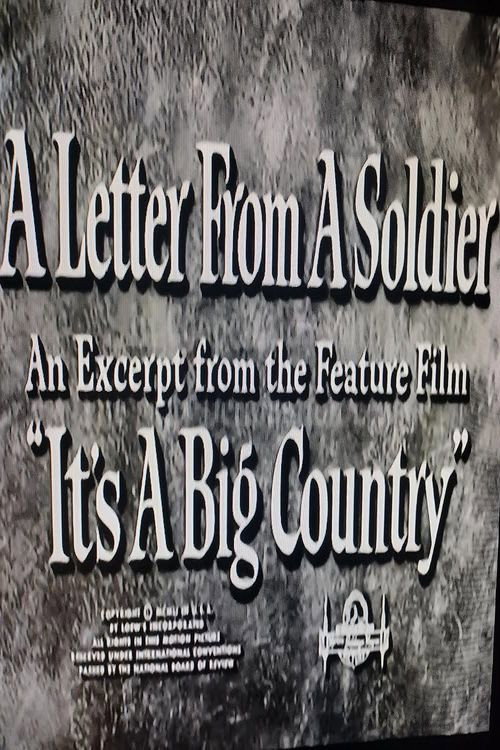 A Letter from a Soldier poster