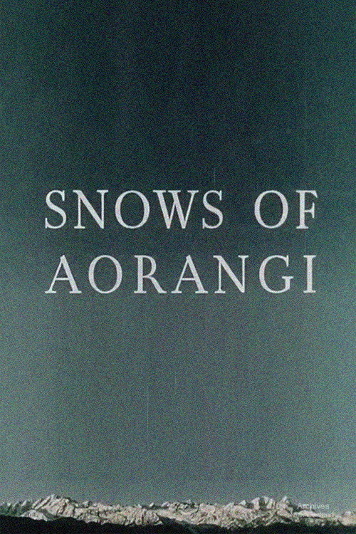Snows of Aorangi poster