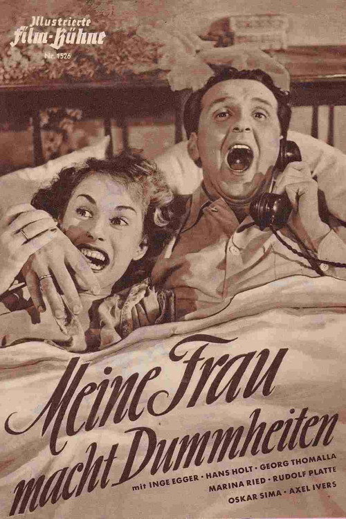 Meine Frau macht Dummheiten poster