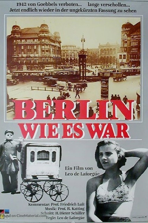 Symphonie einer Weltstadt poster