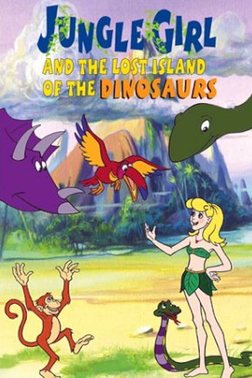Jungle Girl and the Lost Island of Dinosaurs poster