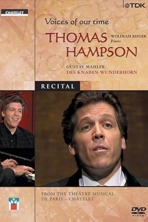 Thomas Hampson: Voices of Our Time poster