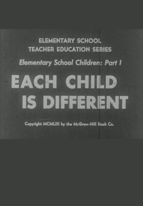 Each Child is Different poster