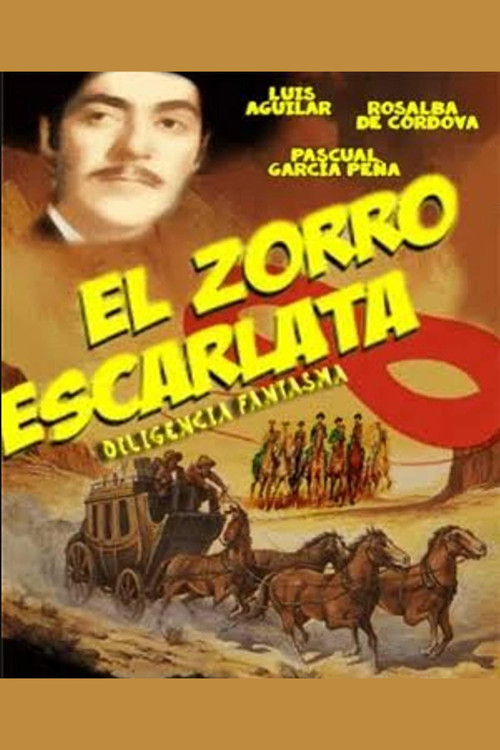The Scarlet Fox in The Phantom Stagecoach poster