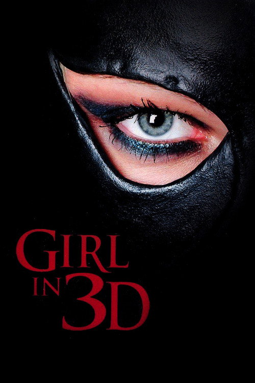 Girl in 3D poster