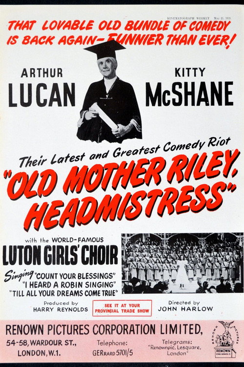 Old Mother Riley, Headmistress poster