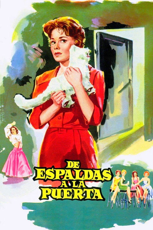 De espaldas a la puerta poster