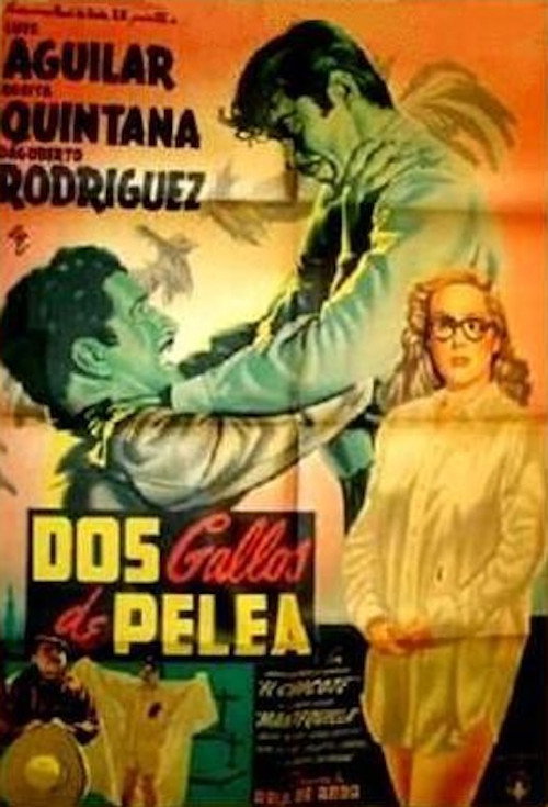 Dos gallos de pelea poster