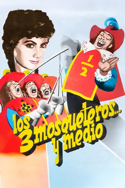 Los tres mosqueteros y medio poster