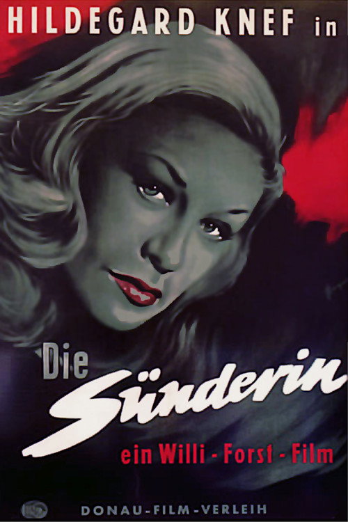 Die Sünderin poster