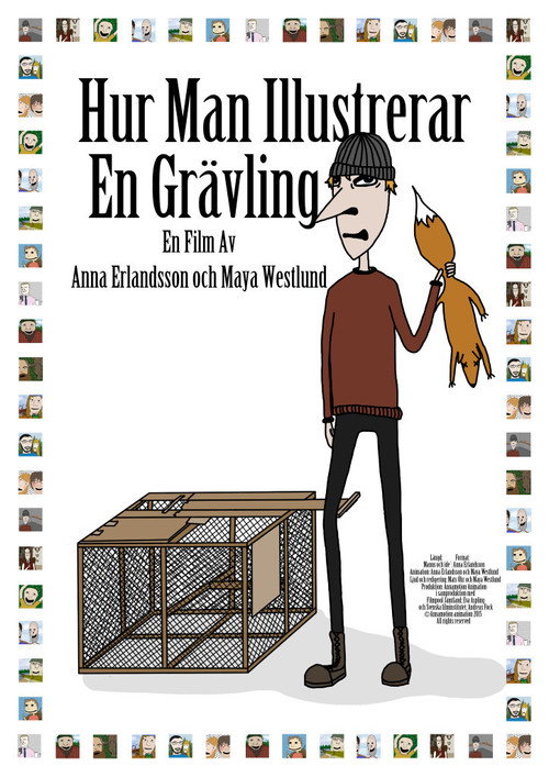 How to Illustrate a Badger poster