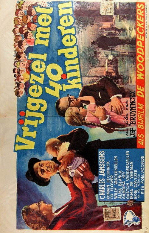 Bachelor with 40 children poster