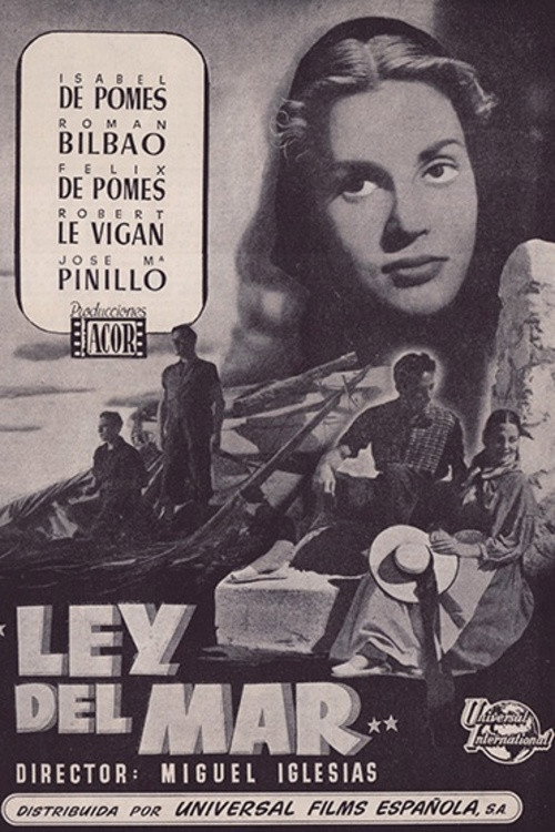 Ley del mar poster