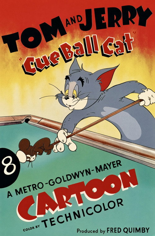 Cue Ball Cat poster