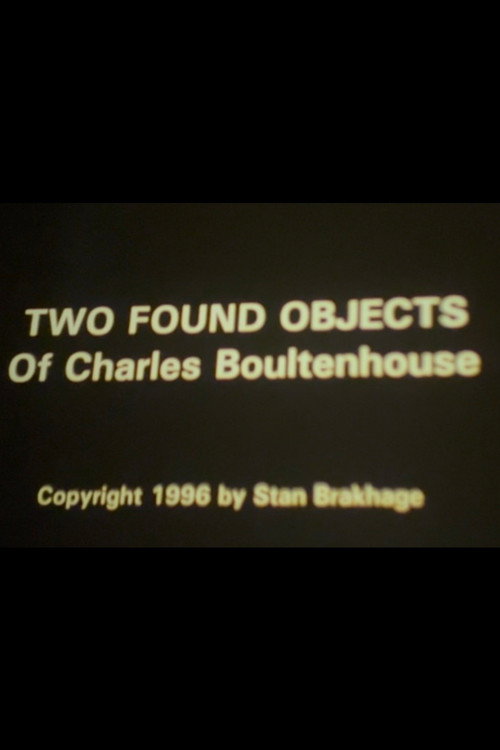 Two Found Objects of Charles Boultenhouse poster
