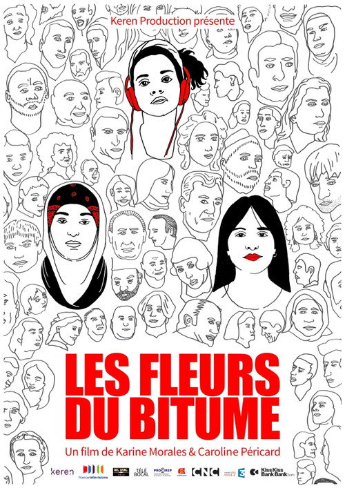 Les fleurs du bitume poster